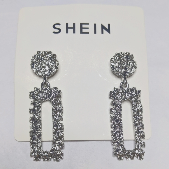 Silver Drop Earrings - Picture 8 of 8